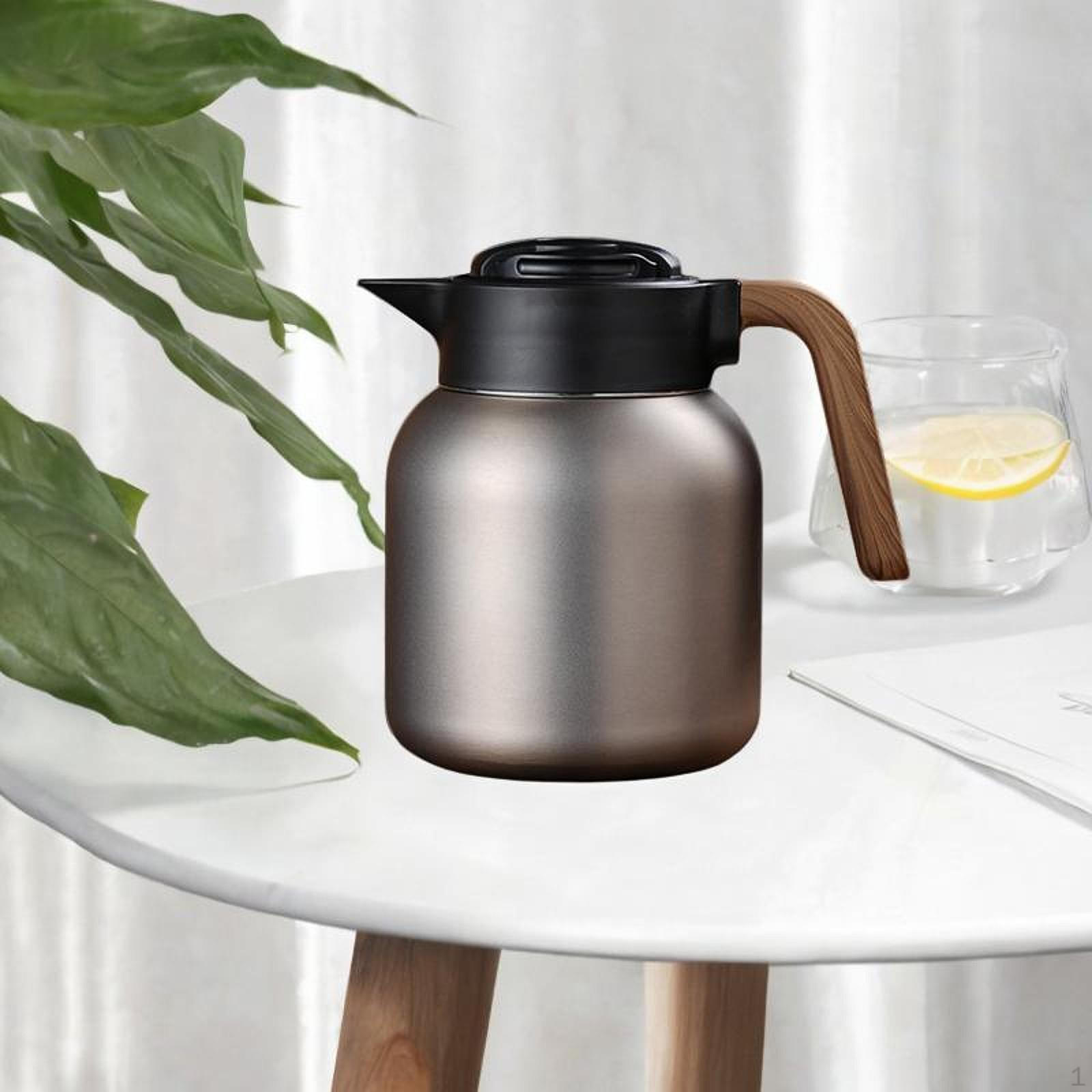 

Ізольований кавник-карафа з нержавіючої сталі, пляшка для води, чай для подорожей сірий колір