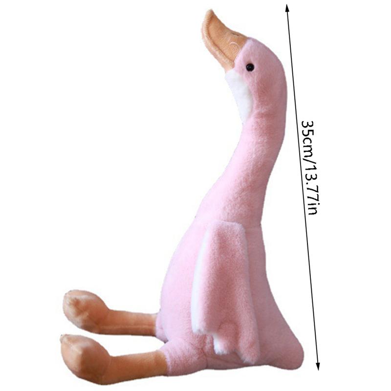 Long Neck Goose Stuffed Plush Doll Cute Soft Stuffed Dolls Plushie Animals Toys For Kids Baby Children Birthday Gifts