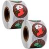 Adhesive Christmas Party Favors Stickers For Children And Family Members In Assorted Rolls