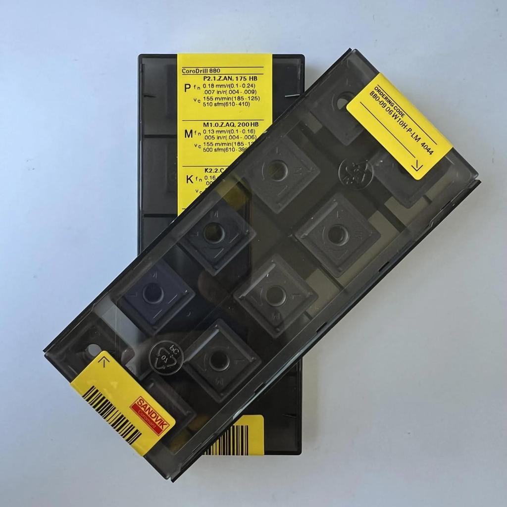 Original Sandvik / 880-0906W10H-P-LM 4044 / CNC Lathe Carbide Blade 10 PCS