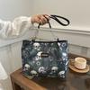 Borsa Tote da Donna con Fantasia Teschio Gotico