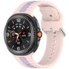 Two-tone Silicone Strap for Samsung Galaxy Watch 8 44mm 40mm Original Bracelet Belt Correa for Galaxy Watch 8 Classic 46mm Band