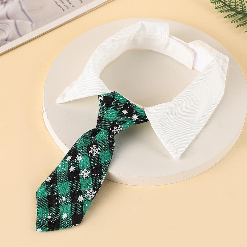 

Pet Cat Bow Tie Cat Suit Neck Warmer Cat Bow Collar British Style Dog Tie Dog Accessories Puppy S about13cm-19cm зелёный