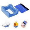 Silicone Cup Holder Tray with Built-in Slot for Crafts Small Flexible Stand for Vinyl Decals Mug Decorating Accessory