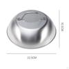 Stainless Steel Basting Cover Heat Resistant Round Reduces Splatter Melting Dome