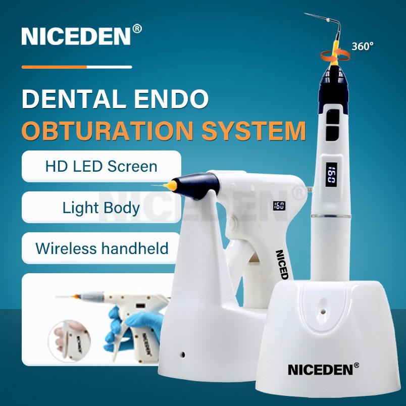 Endodontic Dentistry Cutters Dental Cordless Gutta Percha Obturation System with Obturation Gun Pen Materials Tools Heater