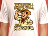 Funny Cowboy Shirt: Retro Western Humor Tee - Smart Fella