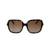 Ladies Black Rectangular Sunglasses 0bv8228b 504 T5 2