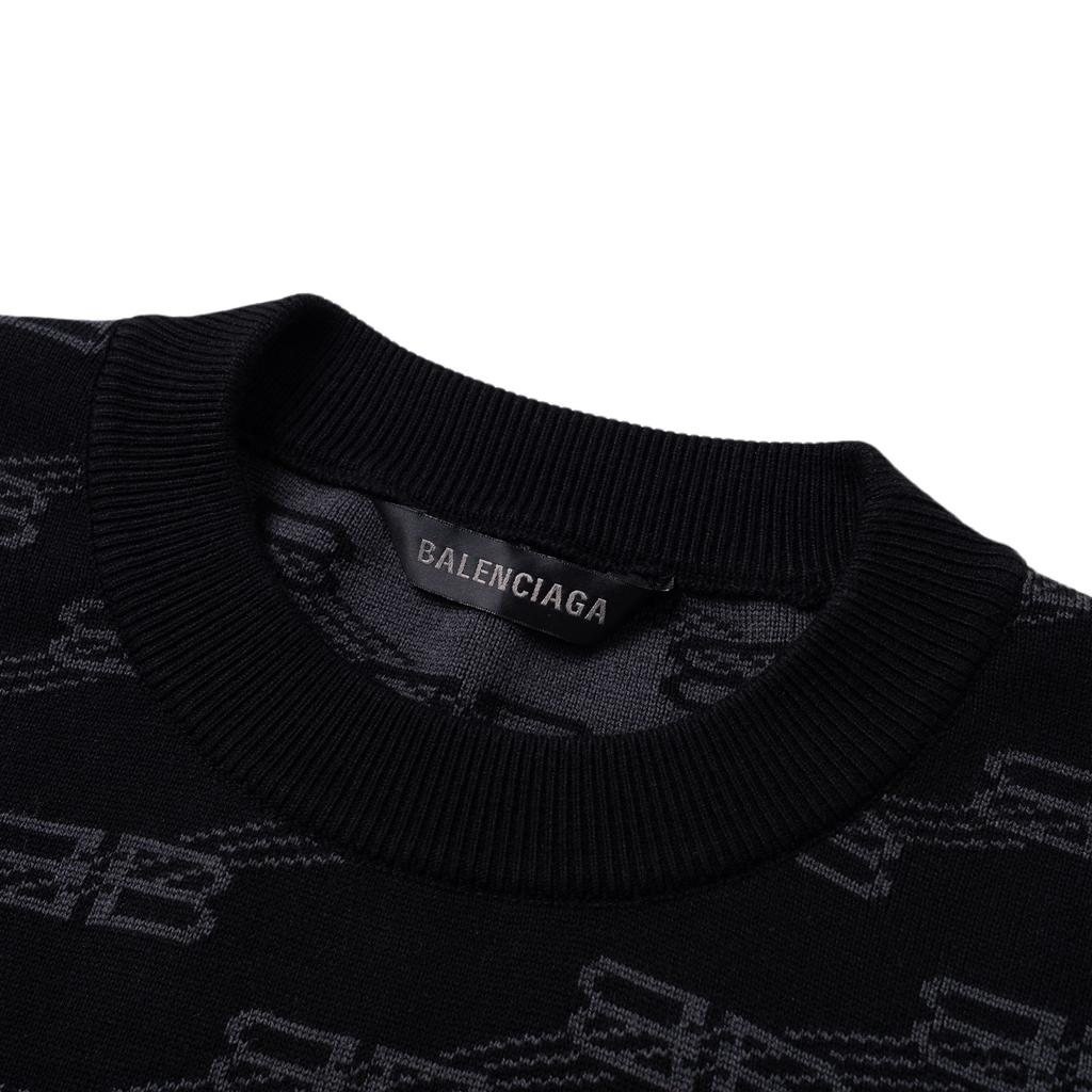 Balenciaga Sweatshirt Men's Black 733861-T3253-1269