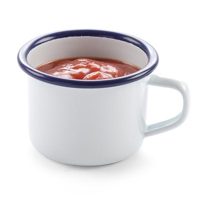 Enameled Mug with Handle, White, 120 Ml, Hendi 621318
