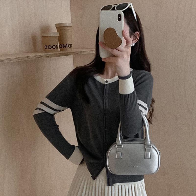 Women's Lightweight 50% Wool 50% Mulberry Silk Cardigan - 4-Season Versatile Knitwear for All-Year Comfort & Style