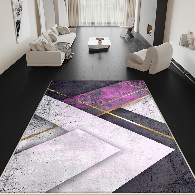 Modern Geometric Large Living Room Carpet Decoration Home Sofa Area Antiskid Rug 200x300 Bedroom Lounge Washable Plush Floor Mat