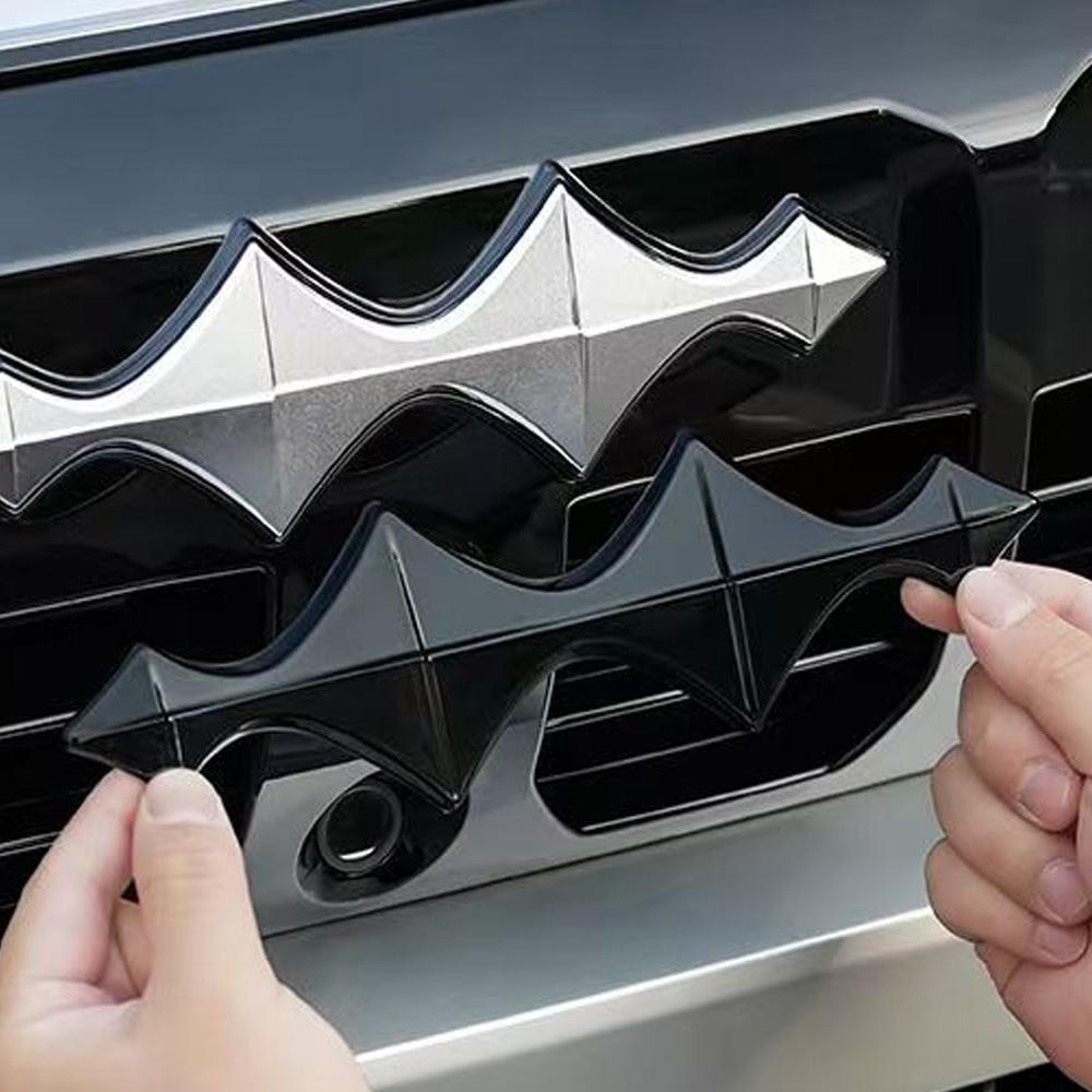 For BYD Formula Leopard 8 Car Logo Decoration Stickers Blackened Front And Rear Logos Front And Rear Logos Modified Decorative