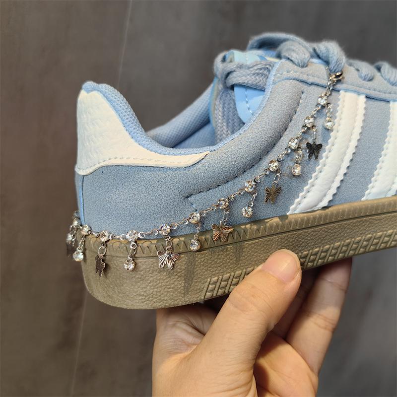 

Жемчуг Цирконий Цепочка Пряжка для Обуви Бант Подвеска Шнурок Аксессуары для Обуви Подвеска для Сумки Брелок Украшение для Обуви