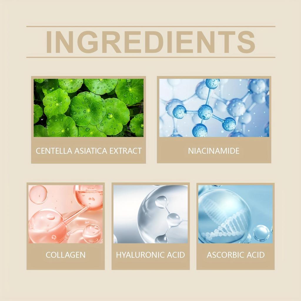 Facial Care Ampoule Moisturizing Whitening Skin Anti Acne Fade Fine Lines Anti-Aging Firming Essence Portable Face Care Serum