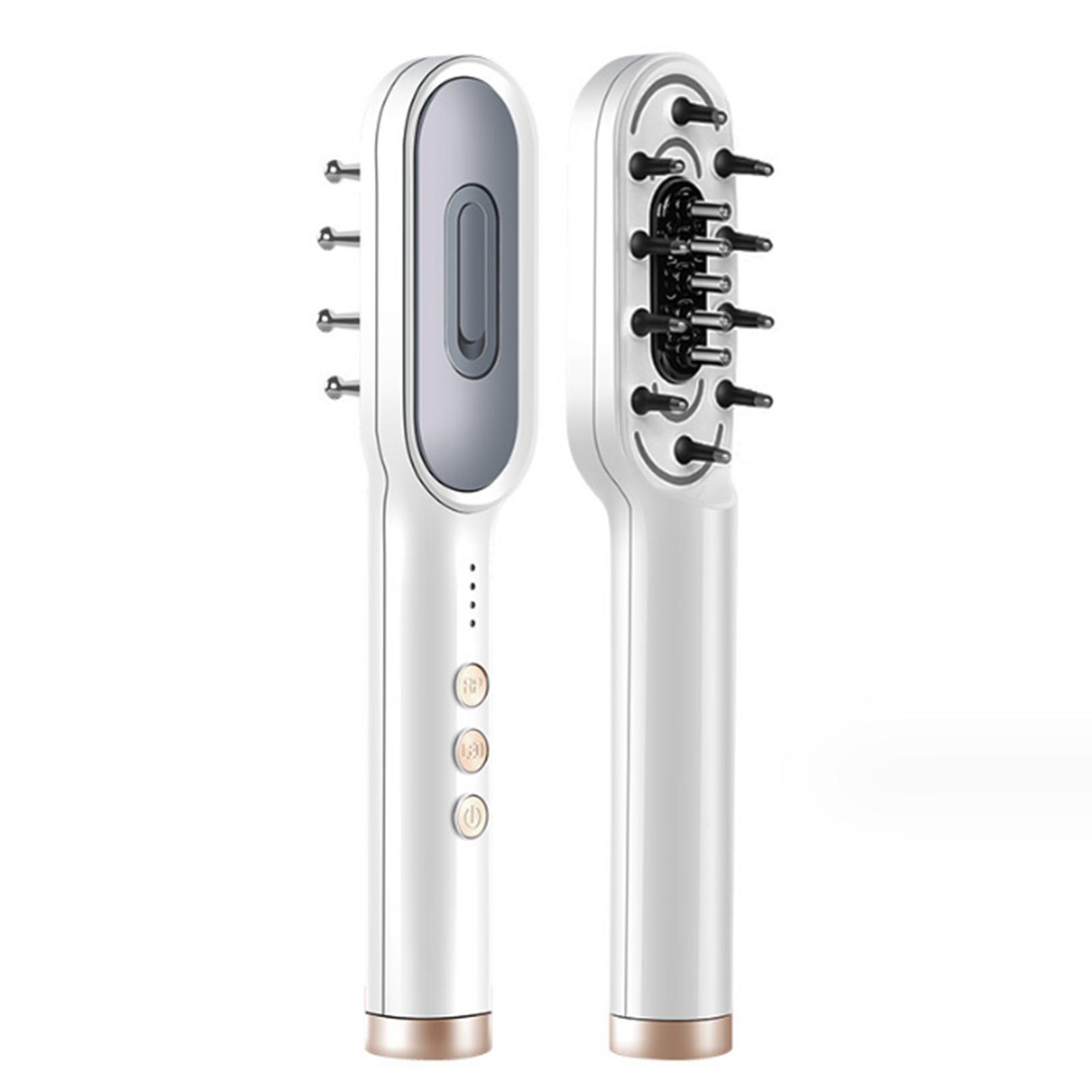 

рисовое медицинское устройство для кожи головы, луч здоровья, расческа для волос, микроток, радиочастотный инструмент, уход за волосами белый