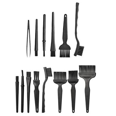 Small Portable Plastic Handle Anti Static Brushes ESD PCB Electronic Component Computer Keyboard Cleaning Brush Kit