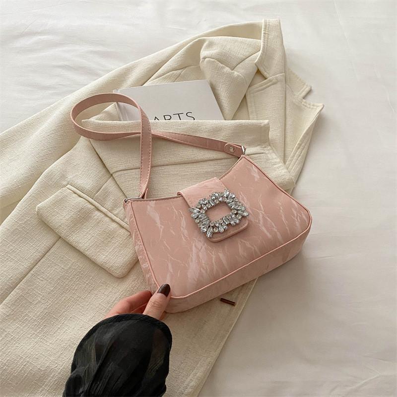 Elegant Summer Fashion Shoulder Bag 2024 Trendy Small Square Bag For Women Daily Use