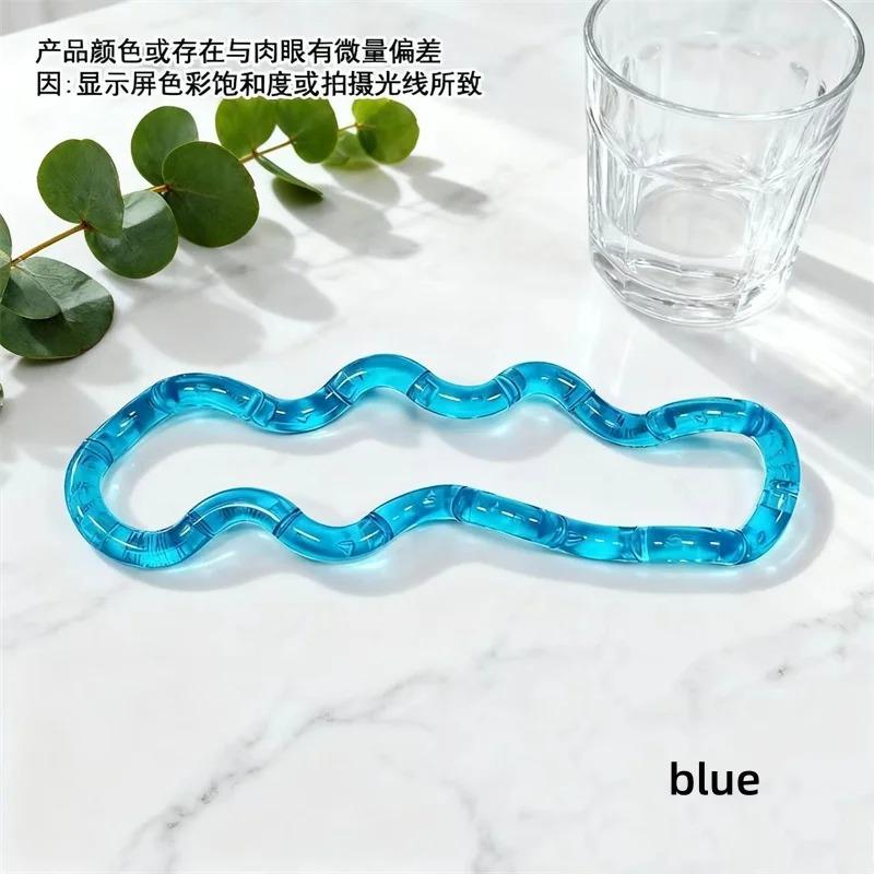 Deformable Rope Fidget Toy - Rainbow Anti-Stress Deformation Rope For Anxiety Relief, Portable Sensory Fidget For All Ages