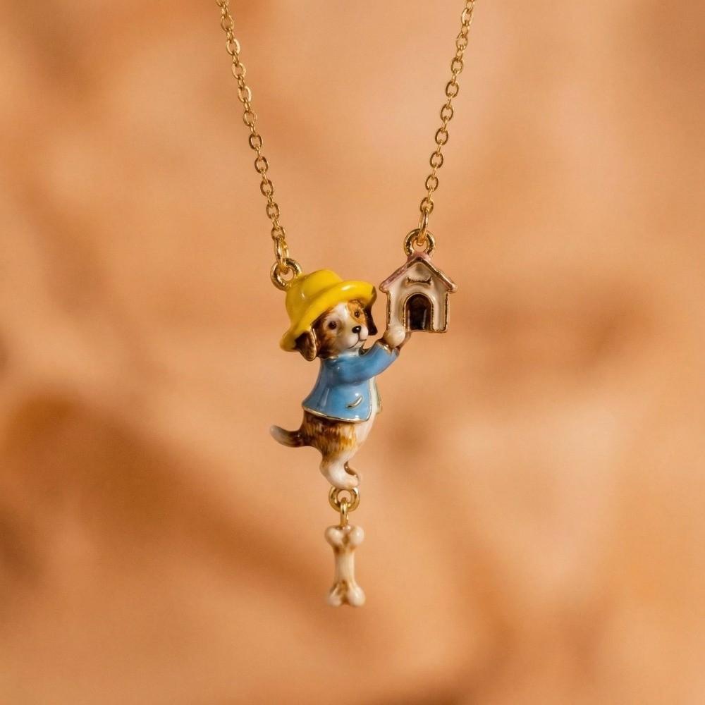 Dangle Design Copper Pendant Necklace Copper Fairy Tale Pendant Necklace Gifts for Girls