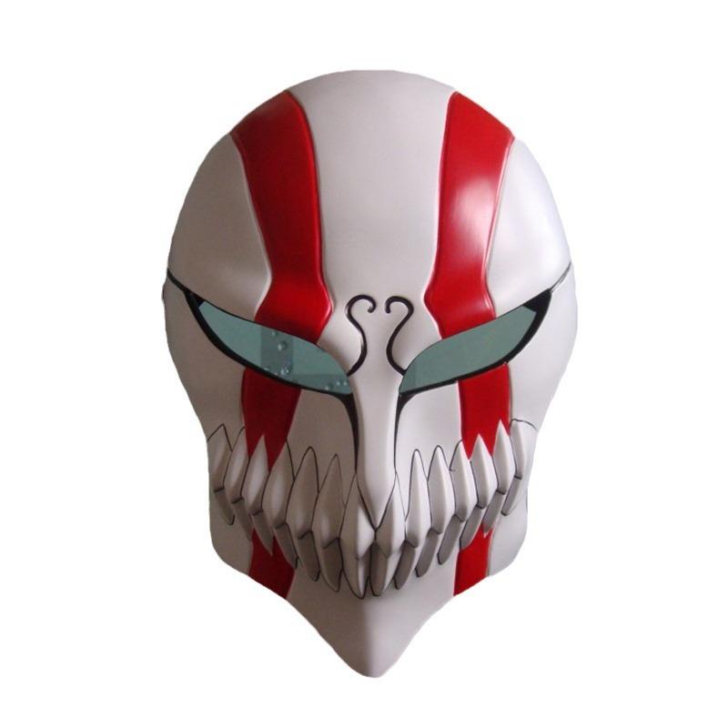 Halloween Horror Grim Reaper Mask Kurosaki Ichigo Virtual Full-Face Mask Anime Men's Gundam Figure White Model