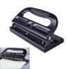 Adjustable 3 Hole Punches 30 Sheets Capacity Ergonomic Grip Hole Puncher Heavy Duty Labor Saving Hole Punches for Office