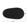 Adjustable Car Window Sun Shade with Suction Cup - Foldable Black Mesh for Sun Protection, No View Obstruction