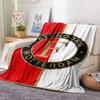 1pc Feyenoord Print Flannel Blanket, High Quality Comfortable for All Seasons, Home Decor, Warmth and Comfort, Perfect for Christmas Gifts53