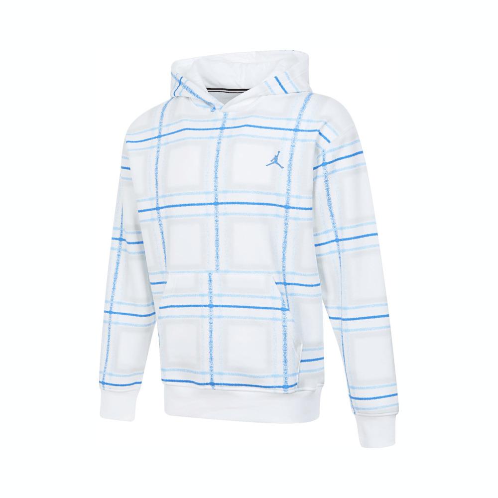 Jordan M J Essential Holiday Fleece Hoodie Men Hoodies White FV7459-100 L
