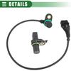 Motoforti Engine Camshaft Position Sensor, Cam Position Sensor, for BMW 325CI 2001-2006, ABS Metal, No.12147539165, Black, 1 Set