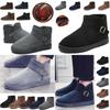 Cozy Waterproof Men Women Winter Snow Boots With Soft Fur Lined Ankle Design