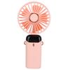 Neck Fan 5 Speed Mode Strong Airflow LED Battery Indicator Detachable Hands Free USB Handheld Fan