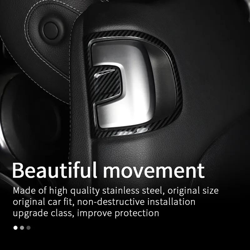 For Mercedes W205 Amg Coupé Amg C205 2 Puertas C260 C300 C200 Modified Seat Handle Buckle Decorative Trim Strip