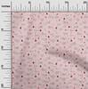 oneOone Cotton Flex Light Pink Fabric Text Diy Clothing Quilting Fabric Print Fabric By Yard 40 Inch
