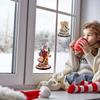 Weihnachten Santa Fenster Paste Aufkleber PVC Engel Frohe Weihnachten Party Wandaufkleber