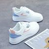 Ins Korean Version Mesh White Shoes Women's 2025 Spring and Autumn New Breathable Thick Baseplate Shoes Korean Version Lace-up Student Women's Shoes