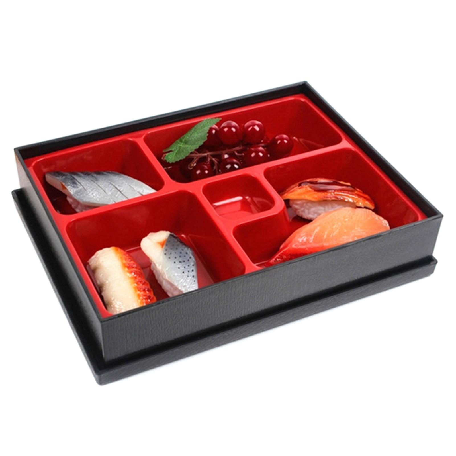 Multi-Compartment Lunch Box Portable Camping Picnic Lunch Box for Car Travel Picnic Accessories