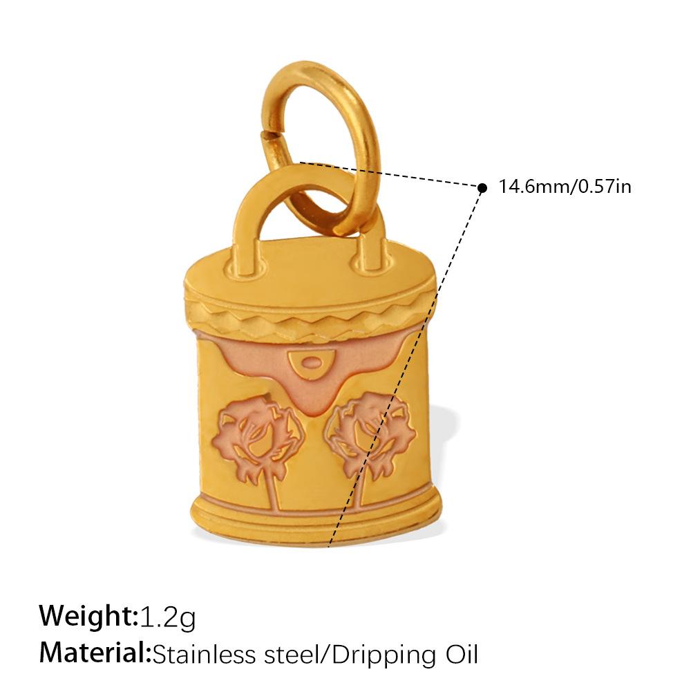 ins wind cute dripping drink shape pendant female personality small jewelry accessories