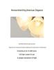 Retro American Chandelier Fan with LED Light for Living Room or Bedroom