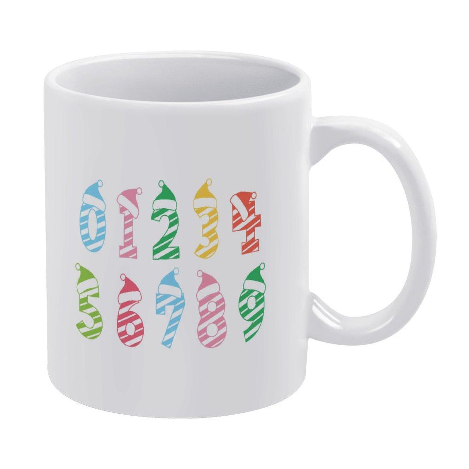 

1 Pack 11oz White Coffee Mug Featuring Double-Sided Print Ideal For Everyday Drinking And A Great Way To Share Thoughtful Gifts With Friends белый