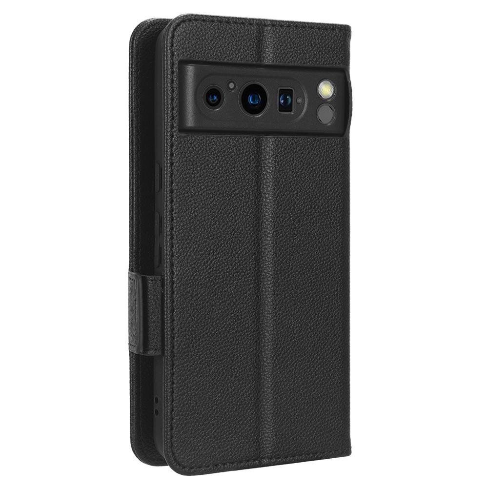 For Google Pixel 8 Pro Litchi Texture Wallet Case PU Leather Stand Magnetic Protective Phone Cover
