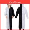 Enchanting Black And White Demon Wizard Costume For Boys Polyester Fabric Quality