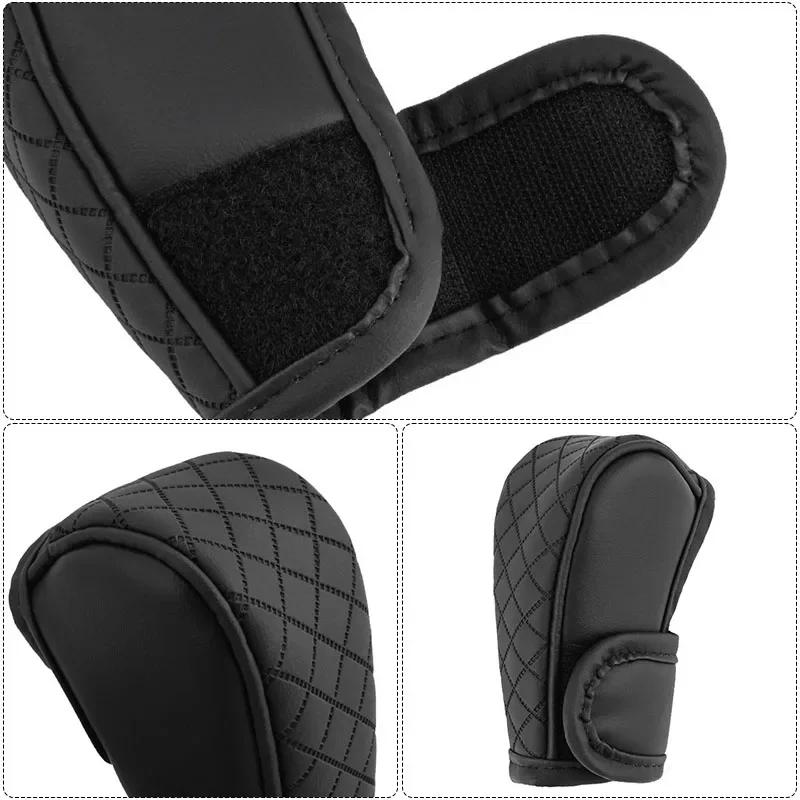 Car Shift Handle Cover Leather Universal Non-Slip Wear-resistant Shift Knob For Honda Civic XR-V HR-V City Odyssey Spirior CRV XI6