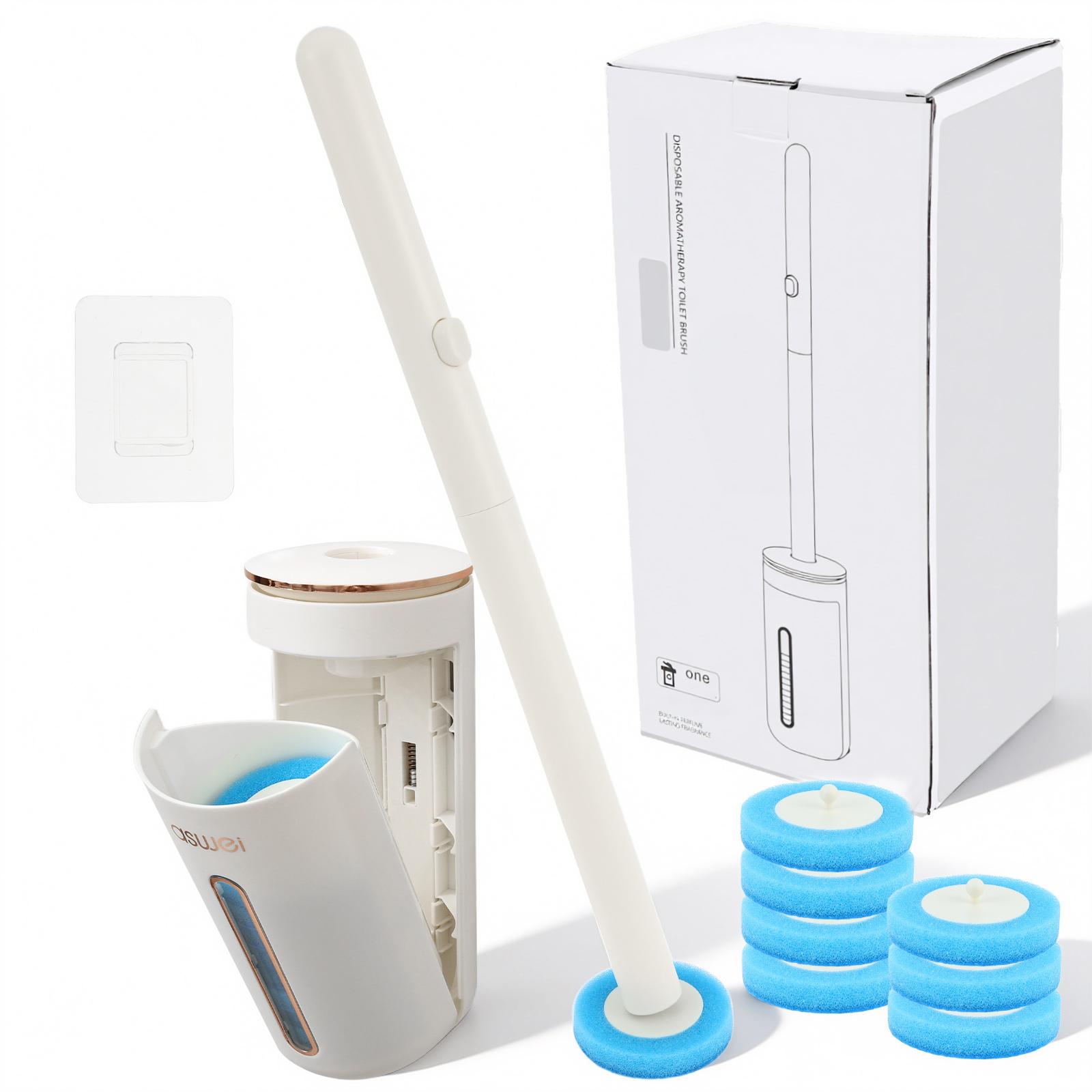 

Toilet Brush Disposable with Replacement Head Cleaning Kit Toilet Bowl Brush Long Handle Bathroom Wc Accessories Tool