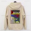 Sweat-shirt Homme Arabe Automne et Hiver 2025 Sweat-shirt Imprimé Carte Palestine au Dos Mode Décontracté Homme Moyen-Orient