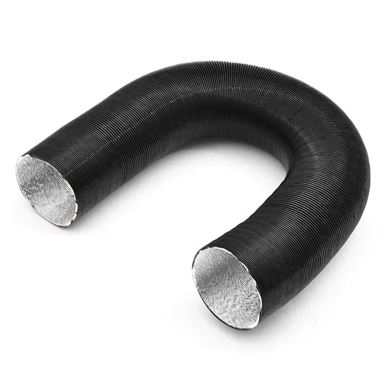25mm 42mm 60mm 75mm Diameter 100-500cm Length Air Diesel Parking Heater Duct Pipe Tube Hose For Webasto Eberspacher Extendable