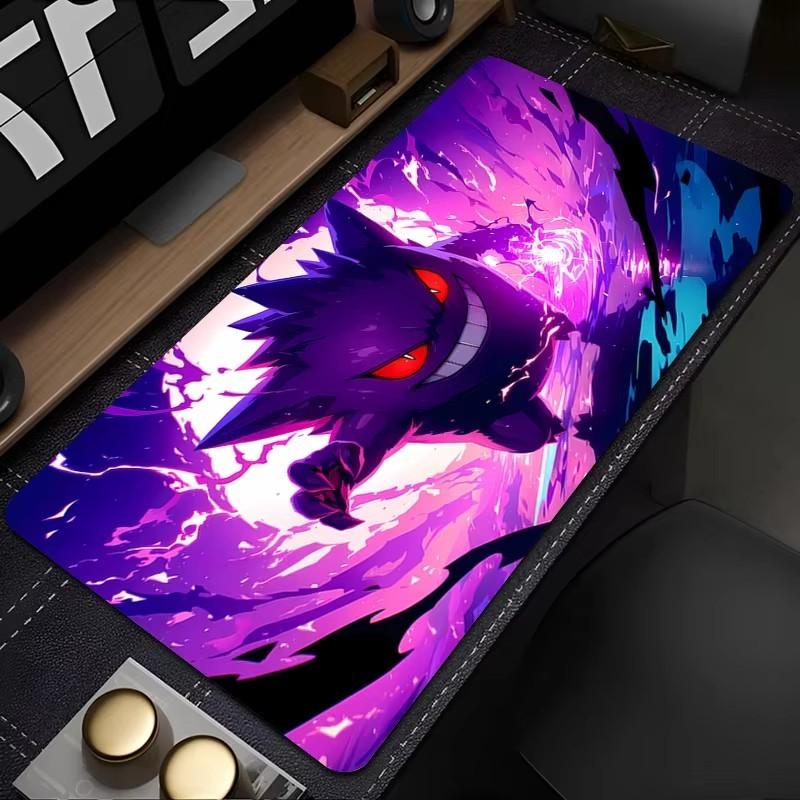 XXL Gengar Gaming Mouse Pad Large Keyboard Mat for PC Anime Gamer Desk Carpet Game Accessories Table Slipmat Computer