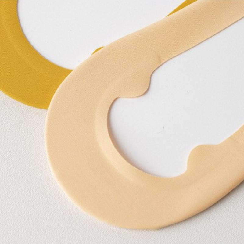 Boat Socks for Women Protect Toes Ice Silk Invisible Socks Thin Silicone Non-slip Anti-wear Feet Socks