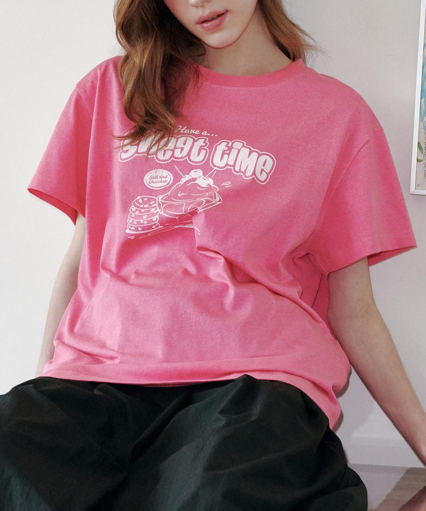 Solteuaenchokollis [Hast] Sweet Cup Ice Cream T-Shirt Pink 4W2521004