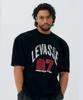 Leubase 87 Arch Red Logo Oversized Short Sleeve T-Shirt
